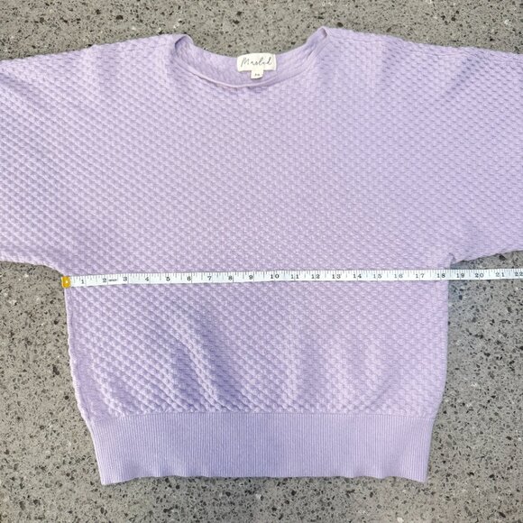 Marled by Reunited Clothing Lavender Sweater Women's Size M - Picture 7 of 10